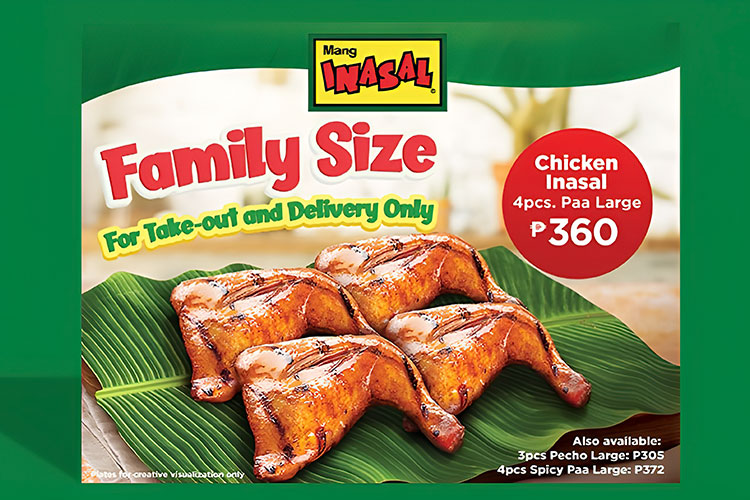 Mang Inasal favorites now come in Family Size