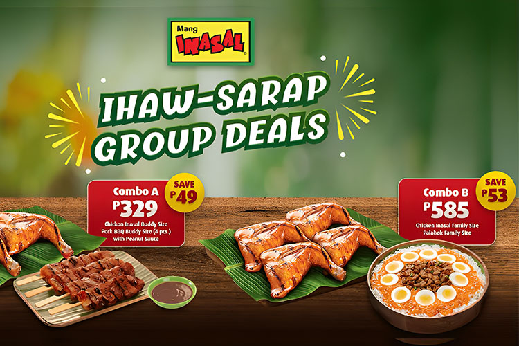 Create more group bonding moments with Mang Inasal’s Ihaw-Sarap Group Deals!