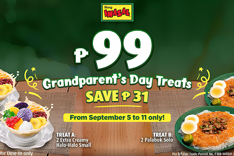 Grandparents get a week-long treat from Mang Inasal