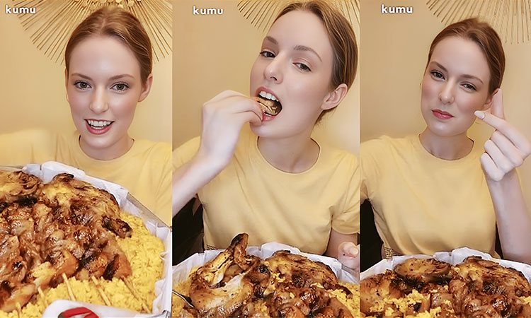 Mang Inasal wins Miss Earth Australia’s heart in her mukbang