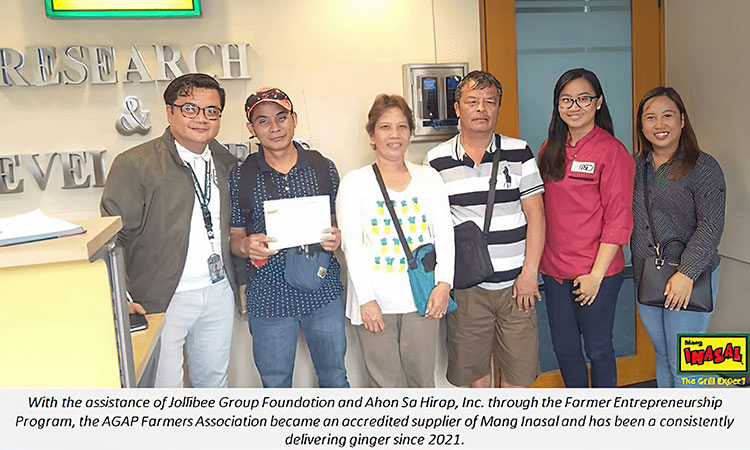 Mang Inasal Supports Farmer Livelihood Initiative