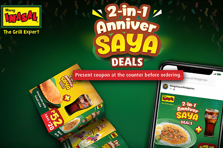 Mang Inasal kicks off 20th anniversary with 2-in-1 AnniverSAYA Deals