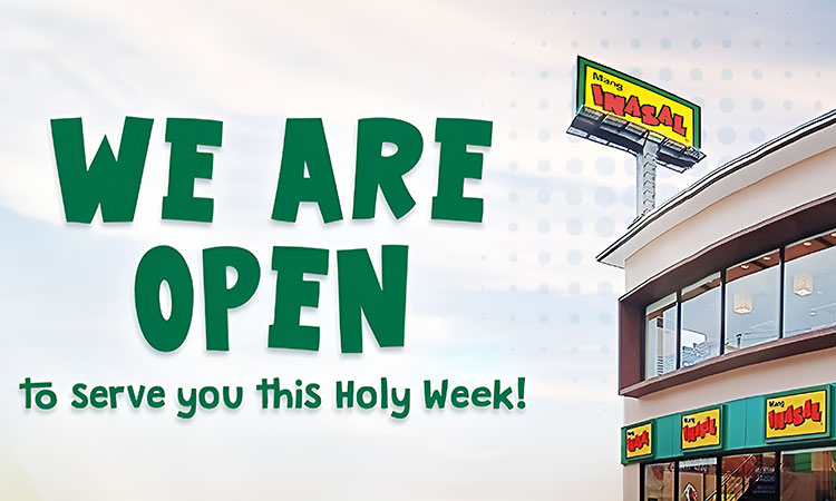Mang Inasal, Holy Week Schedule, 2023