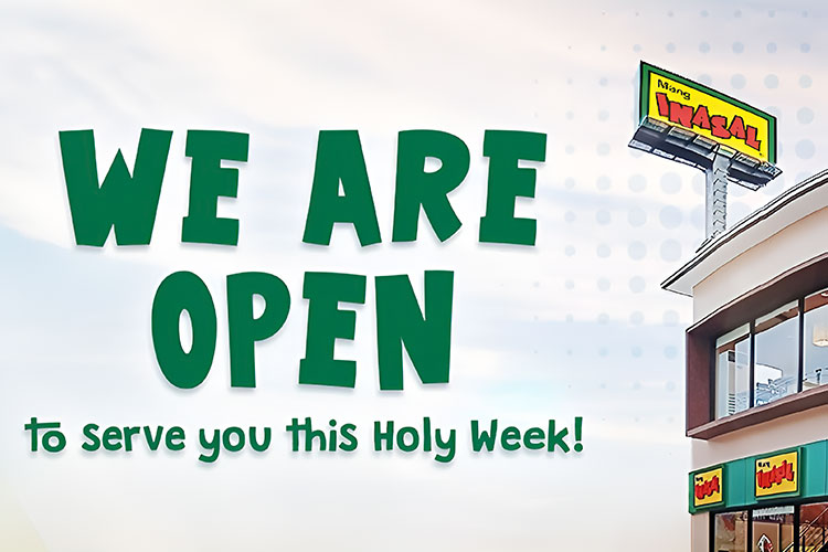 Mang Inasal serves customers this Holy Week