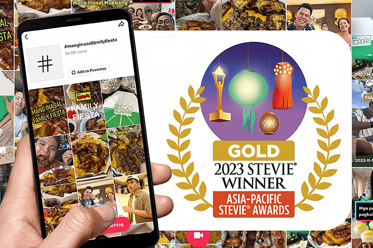 #MangInasalFamilyFiesta TikTok Challenge wins Gold at Asia-Pacific Stevie® Awards