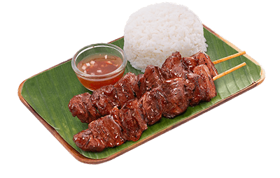 2 pc Pork BBQ, Spiced Vinegar, Mang Inasal