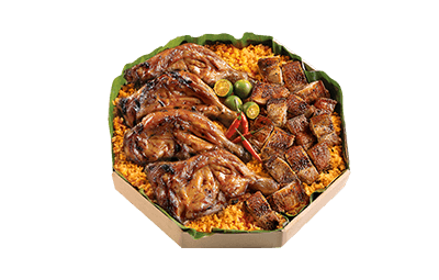 Chicken Inasal, Grilled Liempo, Family Fiesta