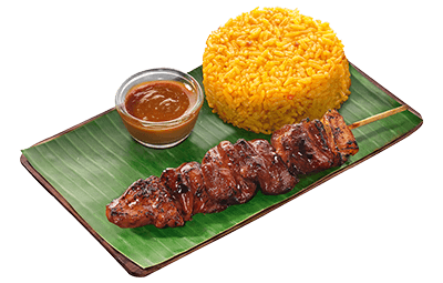 1 pc Pork BBQ, Peanut Sauce,Java Rice, Mang Inasal