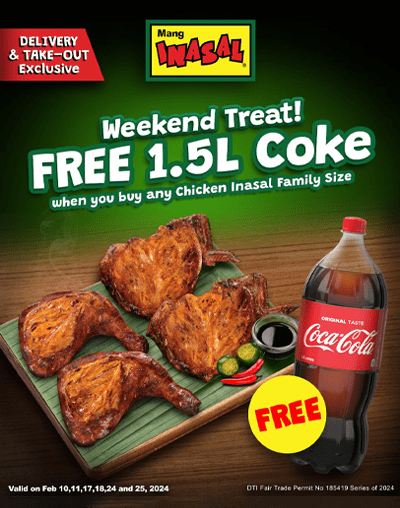 Delivery & Takeout Exclusive - Weekend Treat in Luzon and Visayas
