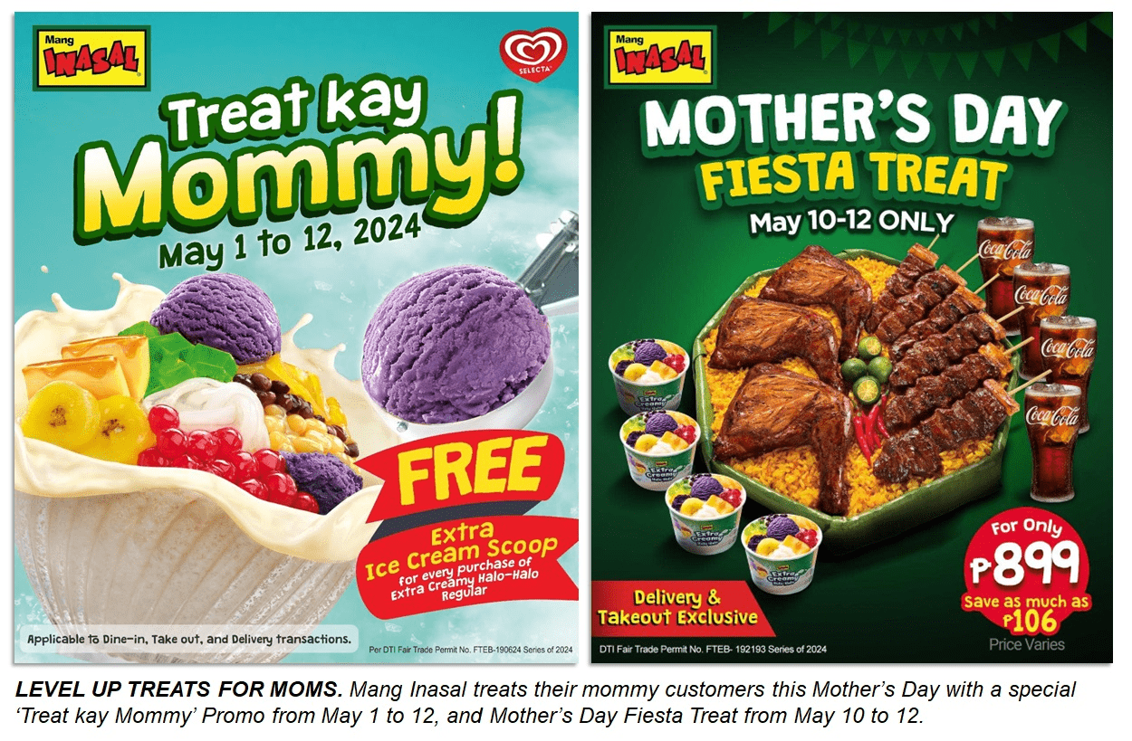 Mang Inasal, Creamy Halo-Halo, Family Fiesta Bundle, Mother's Day, 2024