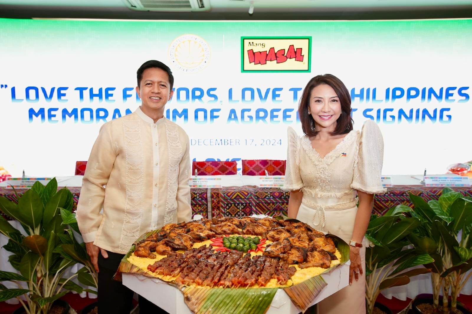 Love the Flavors, Love the Philippines campaign, Mang Inasal, Department of Tourism