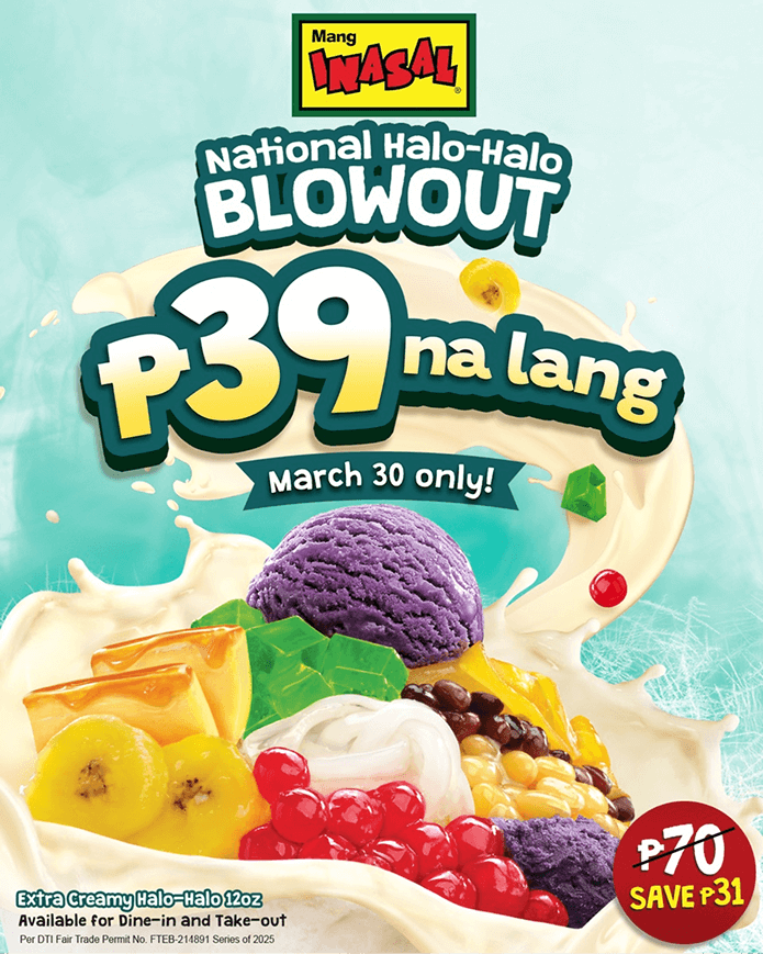 National Halo-Halo Blowout Day, Mang Inasal, 2025