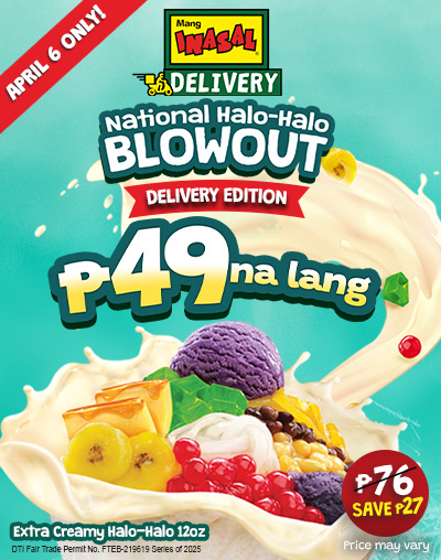 Mang Inasal, National Halo-Halo Blowout, Online Delivery, 2025
