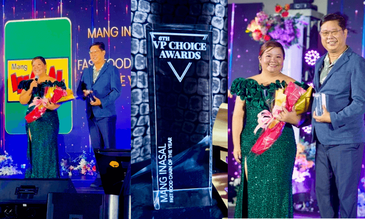 Mang Inasal wins Fast Food Chain of the Year at 6th VP Choice Awards