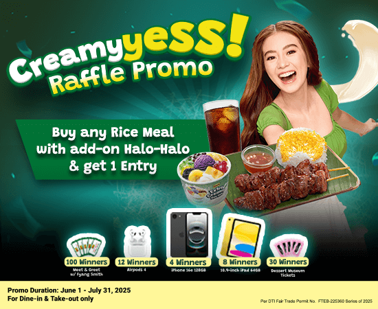 550x450 Mang Inasal, CreamyYESSummer Raffle