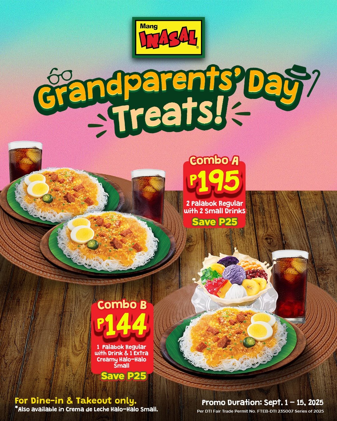 Make Lolo and Lola smile with Mang Inasal’s Grandparents' Day Treat