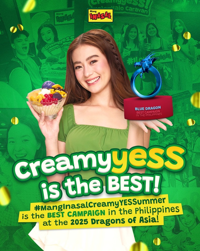 Mang Inasal’s Halo-Halo campaign wins big at 2025 Dragons of Asia Awards