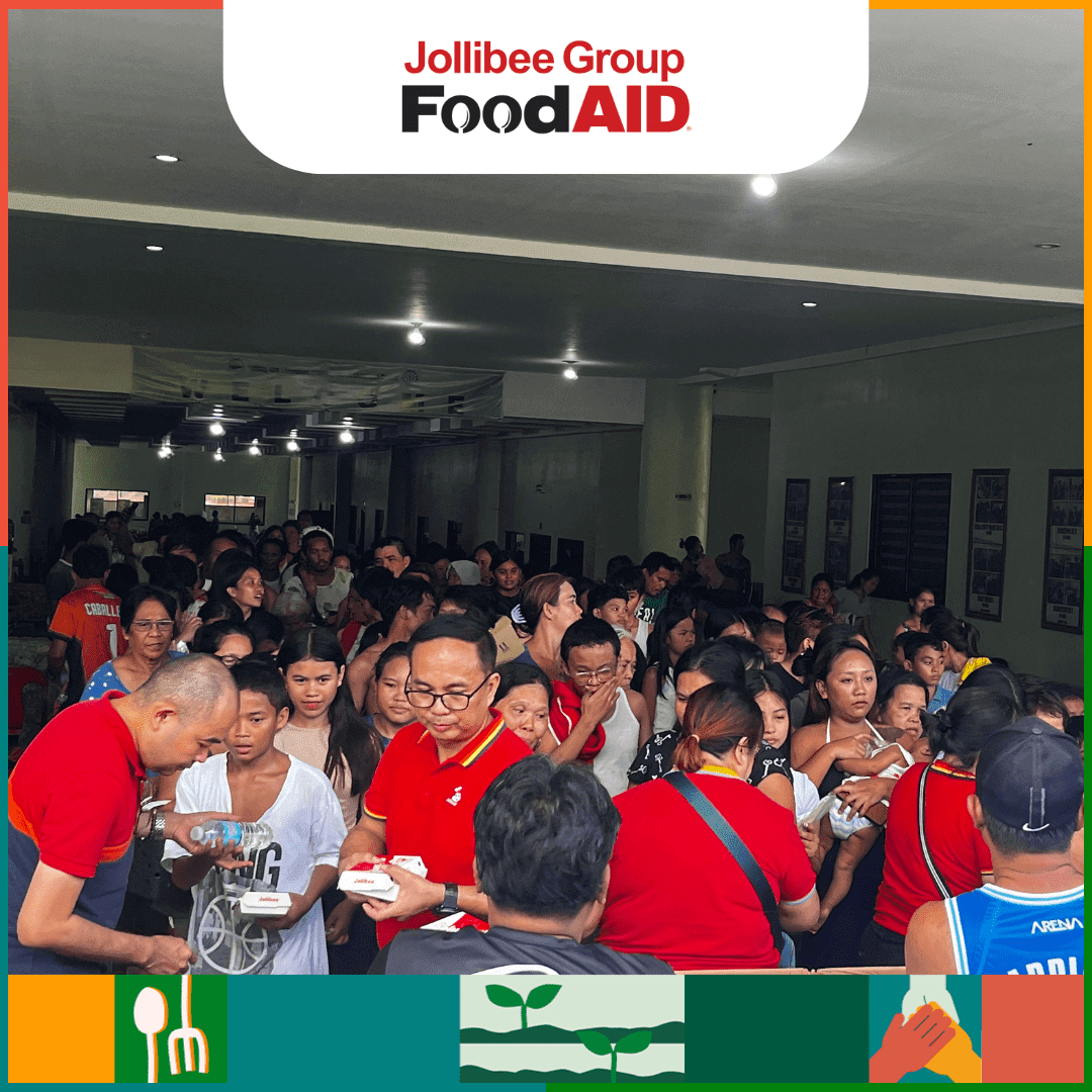 Jollibee Group extends food assistance to communities hit by recent calamities