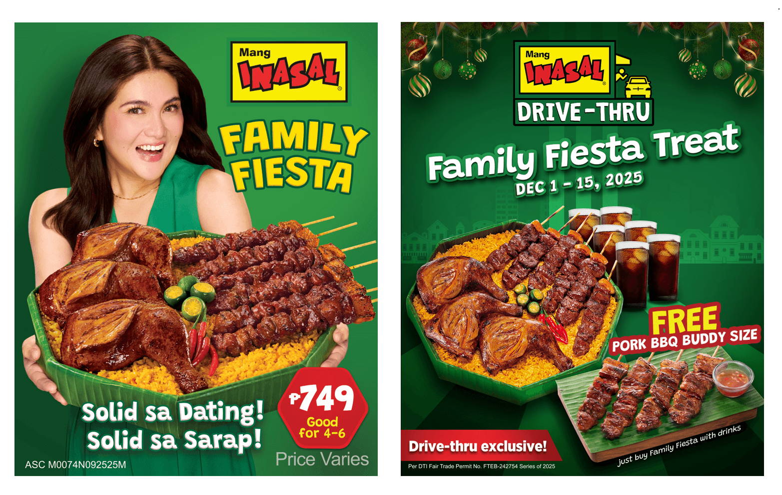 Mang Inasal brings ChristmaSAYA treats this holiday season