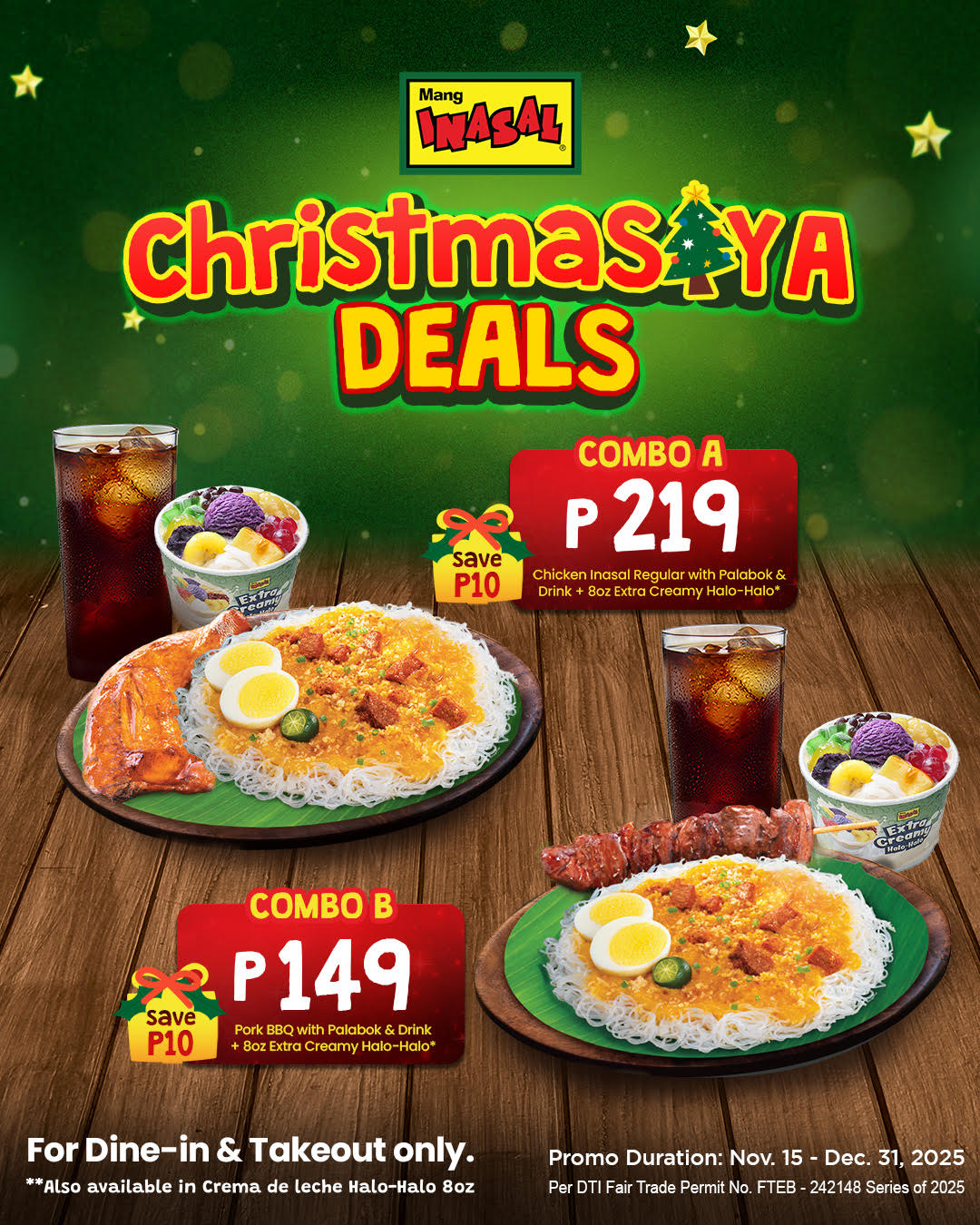Mang Inasal brings ChristmaSAYA treats this holiday season