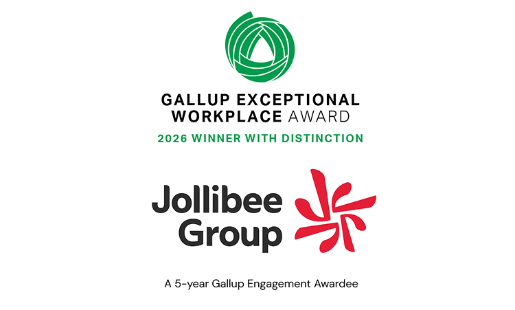 Jollibee Group Earns Gallup’s Highest Workplace Honor, Wins Engagement Award for Fifth Year