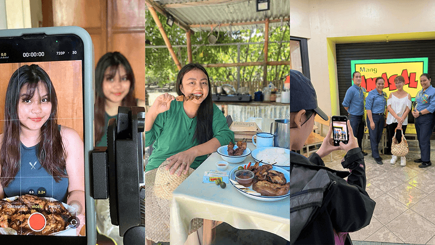 From left to right: Khem Gomez, Hiedie Mamauag, and Chef Beng Velarde