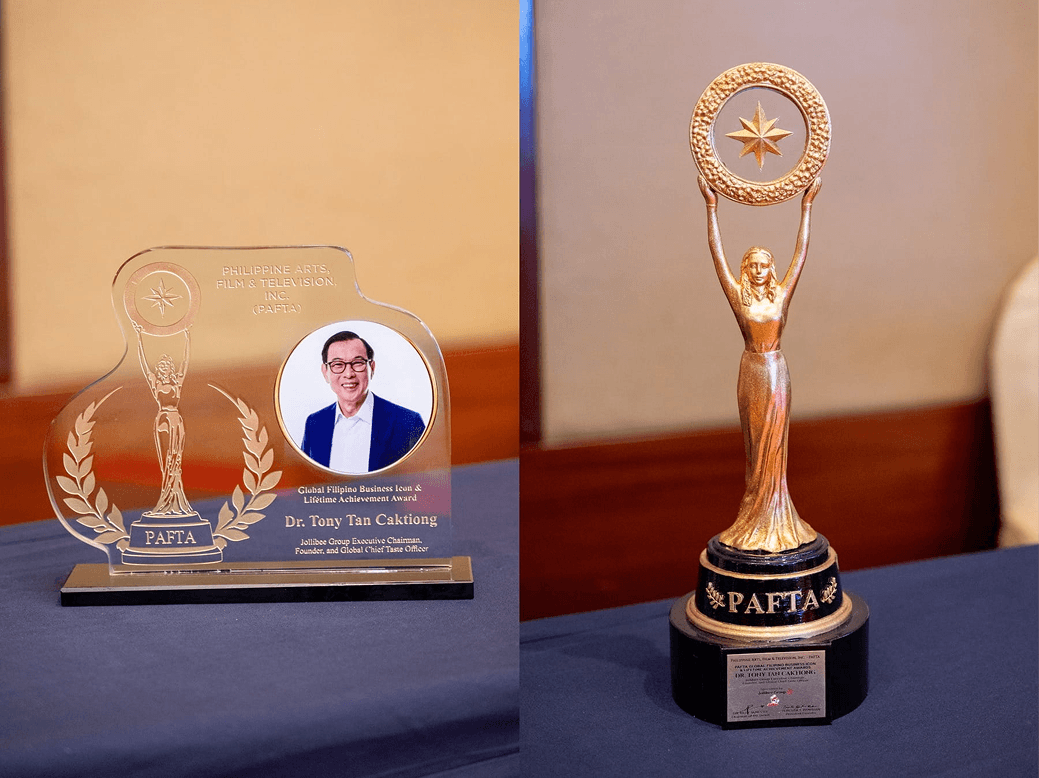 Jollibee Group Executive Chairman Dr. Tony Tan Caktiong, Jollibee Honored at the Inaugural PAFTA Awards
