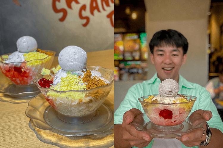 Strawberry, Biscoff, and Cheese in new Mang Inasal Halo-Halo treat