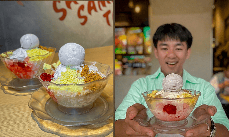 Strawberry, Biscoff, and Cheese in new Mang Inasal Halo-Halo treat