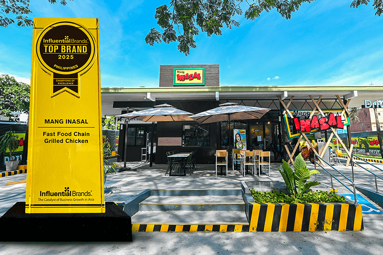 Mang Inasal named 2025 Top Brand in PH by Influential Brands®