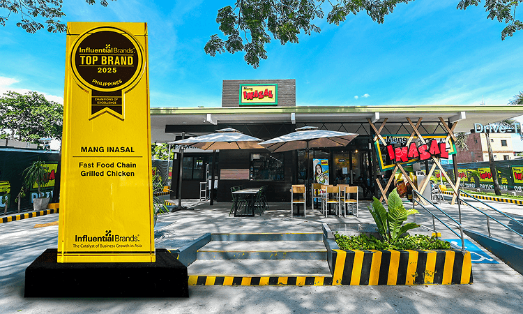 Mang Inasal named 2025 Top Brand in PH by Influential Brands®
