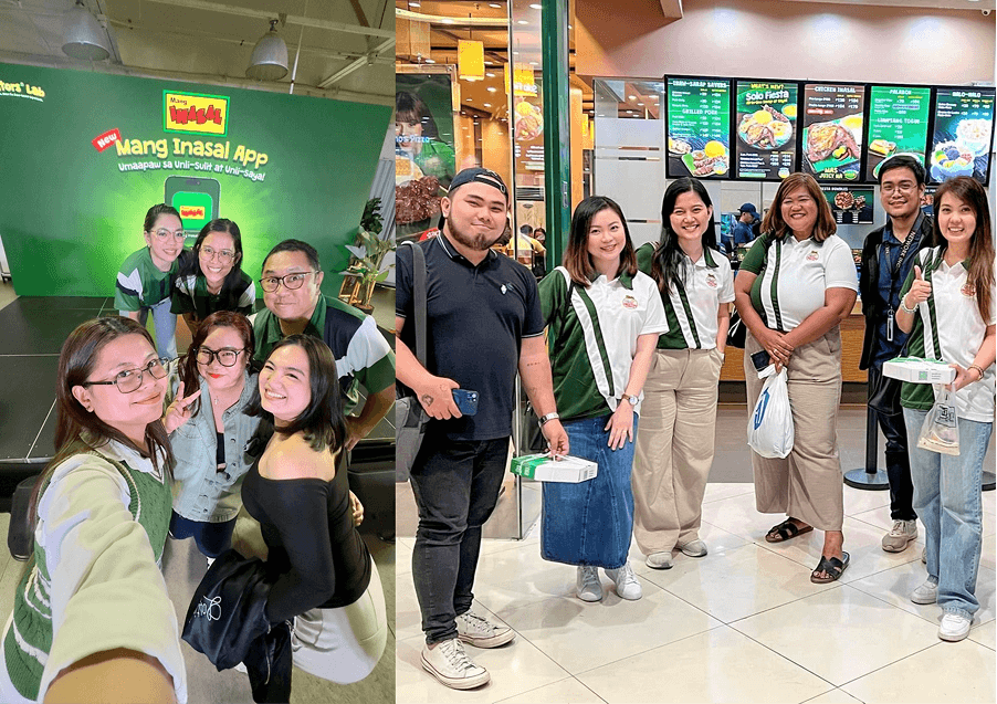 Alvarez-Jagolino with some members of the Mang Inasal Creators' Circle